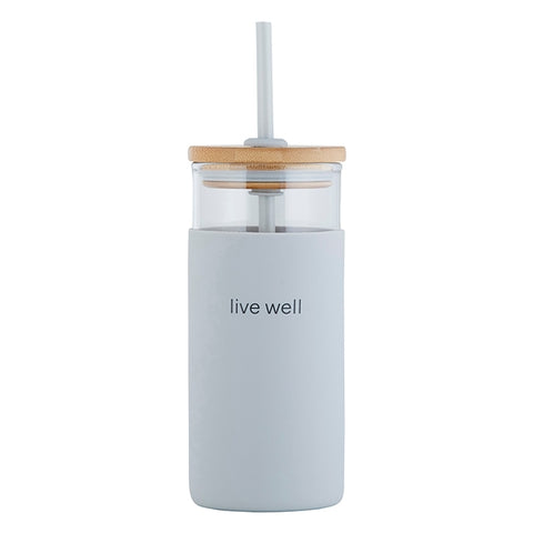 Live Well Glass Tumbler 18oz