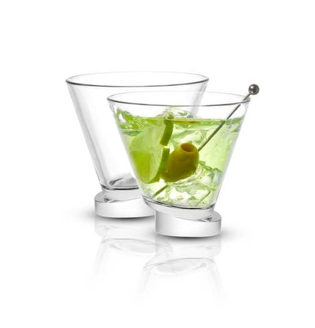 Aqua Vitae Round Martini Glasses, Set of 2