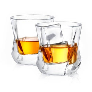 Aurora Crystal Whiskey Glasses