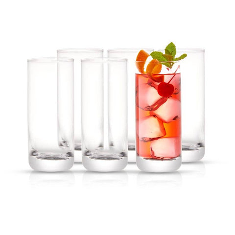 Faye Highball Glasses 13 oz, Set of 6